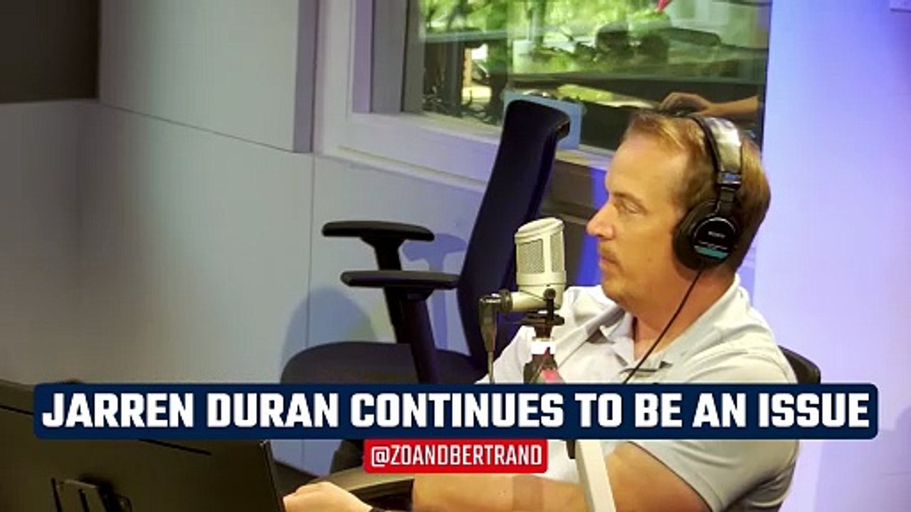 COWARD: Jarren Duran continues to be a problem...