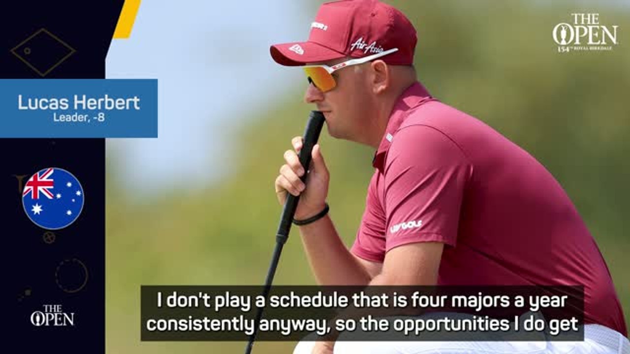 Herbert sensed major record was on from the start as he takes Open lead