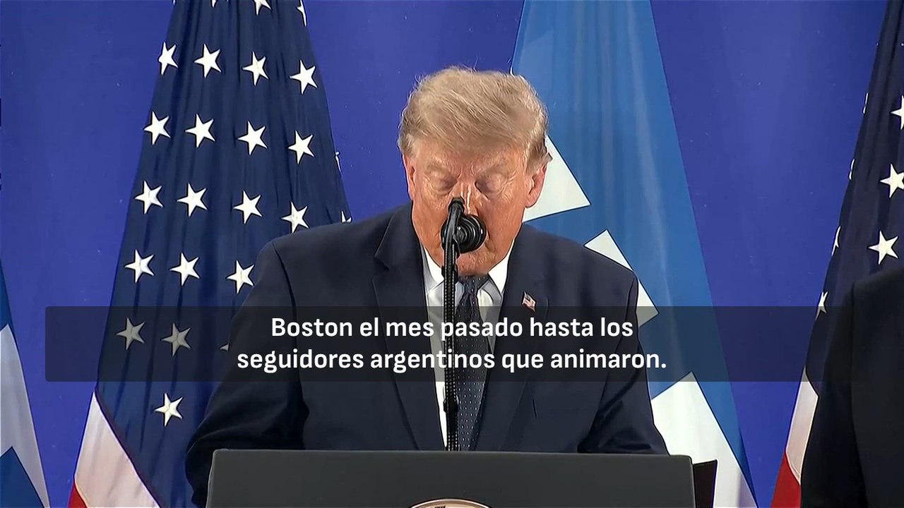 LAPSUS de TRUMP con MESSI