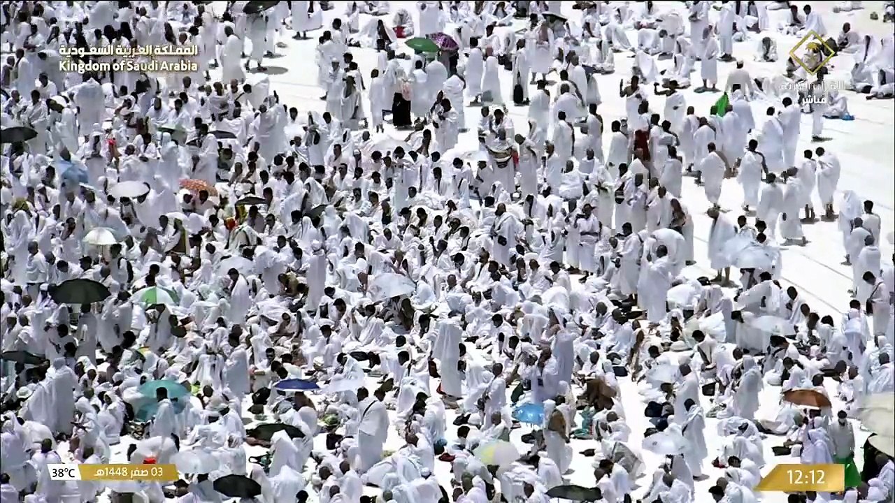 صلاة وخطبة الجمعة من المسجد الحرام _ الشيخ ماهر...