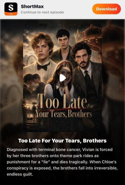 Too late for your tears brothers
