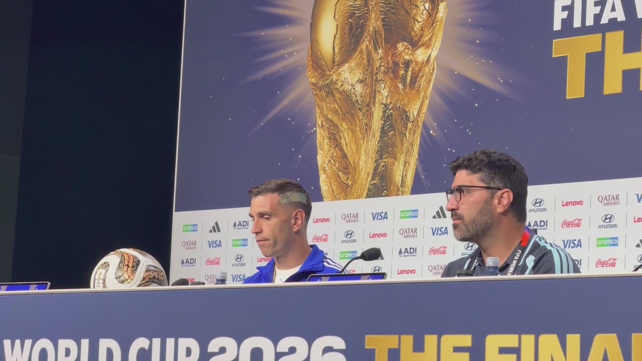 Dibu Martínez, rueda de prensa previa al España - Argentina