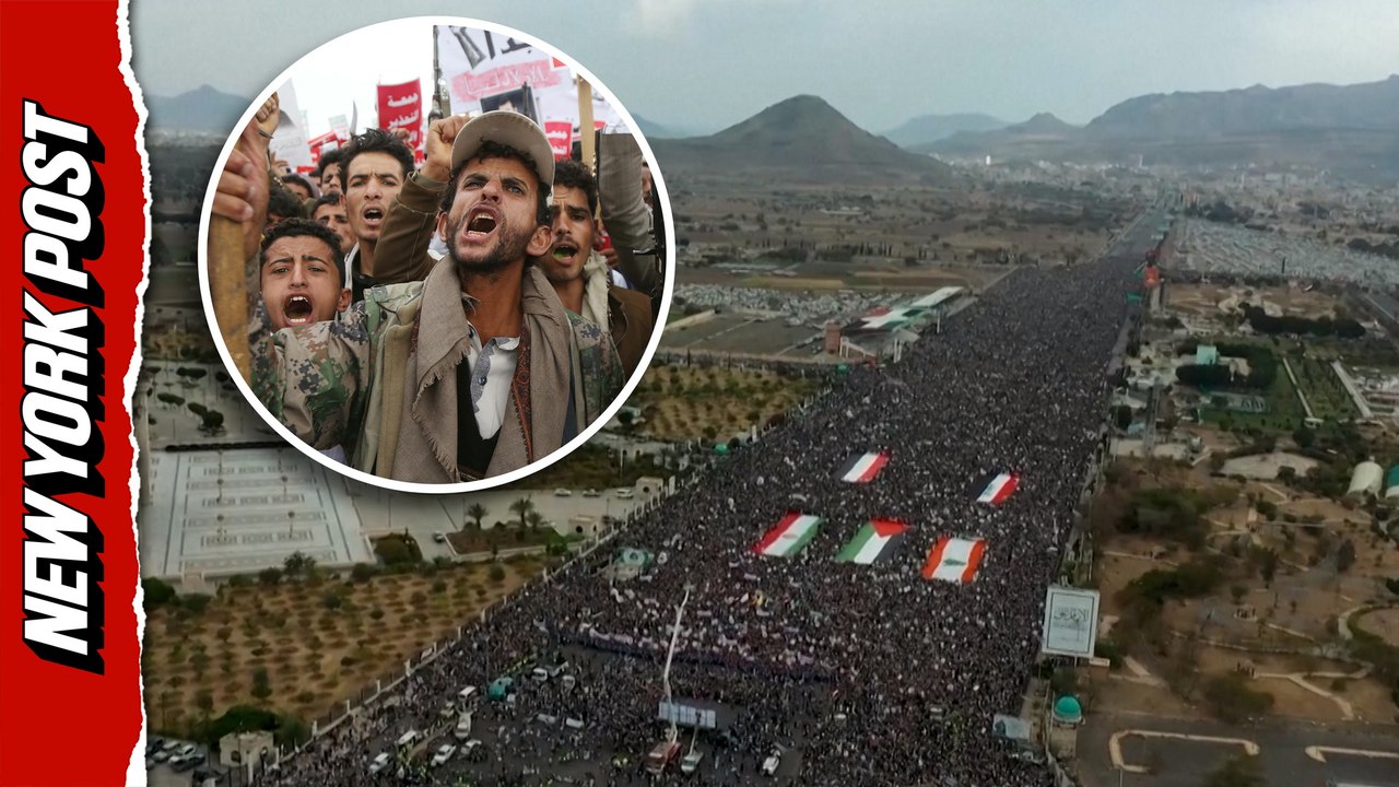 Houthi supporters flood streets in Yemen's capital as tensions escalate with Saudi Arabia