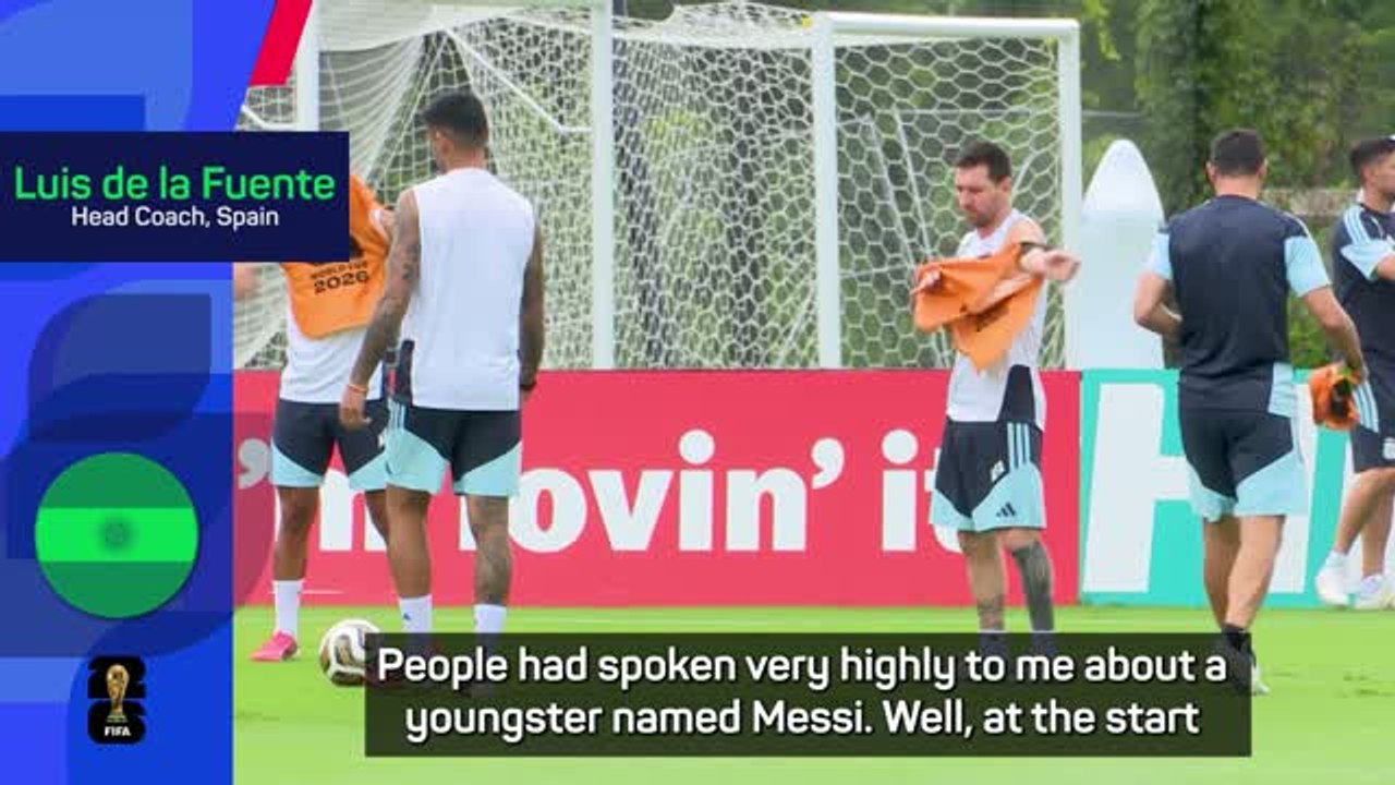 Man mark Messi? - Spain coach De La Fuente has been there before