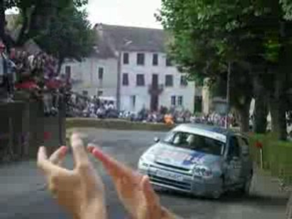 Pela à Moyrazés Rallye du Rouergue 2008 Clio RS