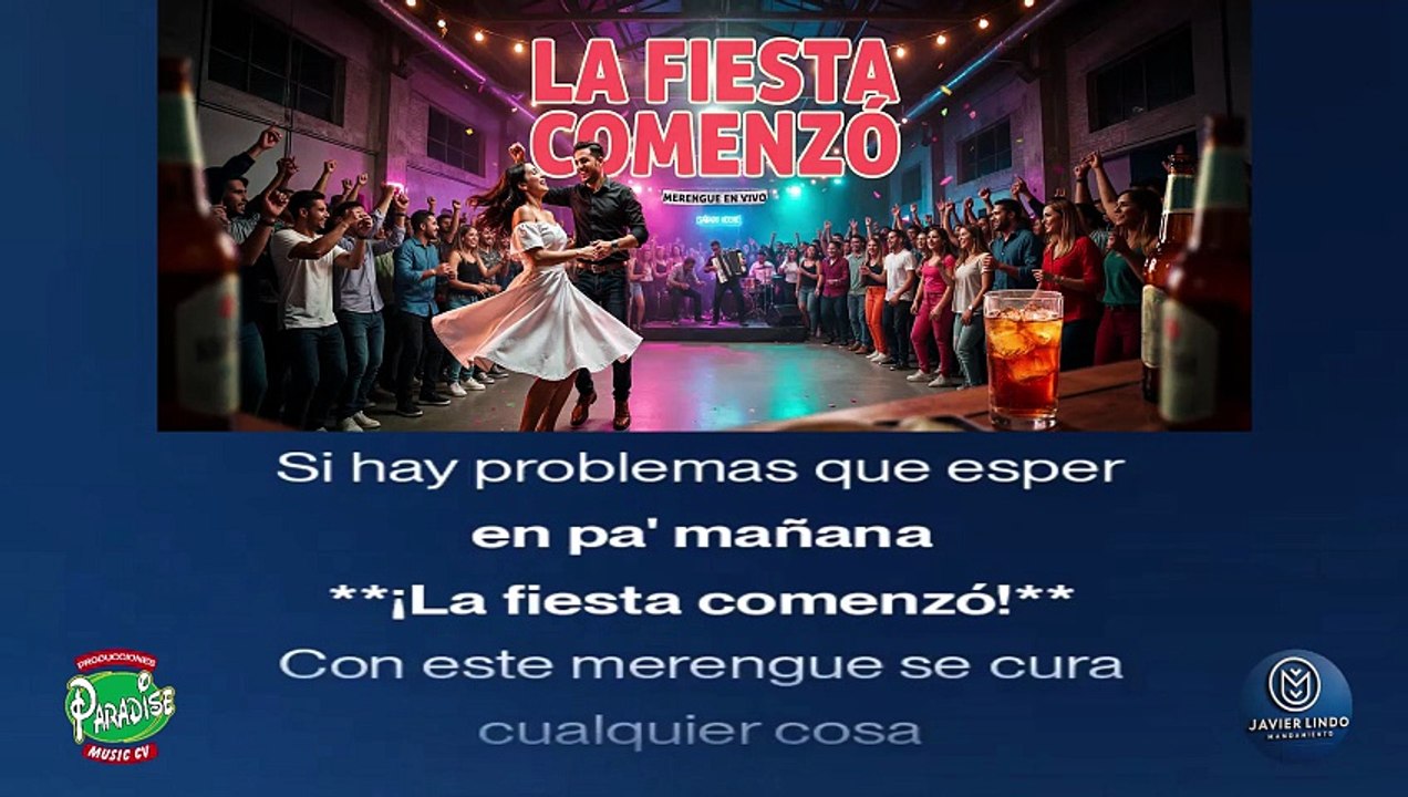 LA FIESTA COMENZO AUTOR JAVIER LINDO M.2