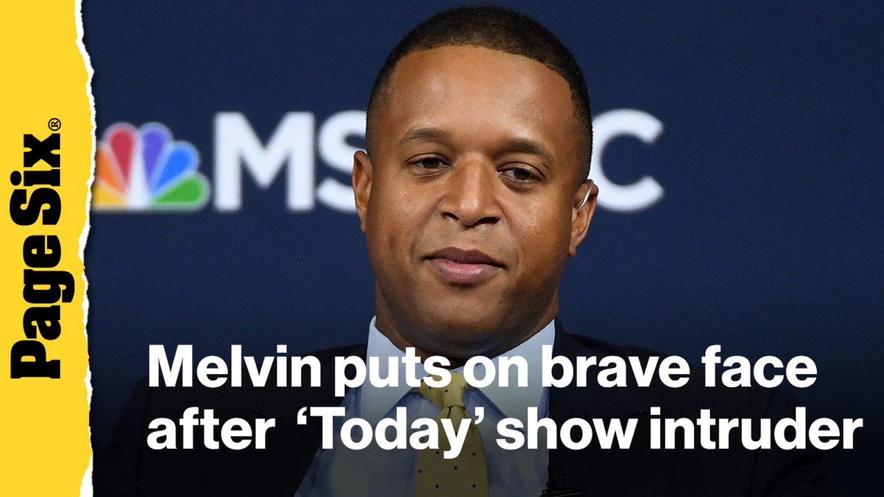 Craig Melvin puts on brave face on 'Today' show after intruder broke into studio