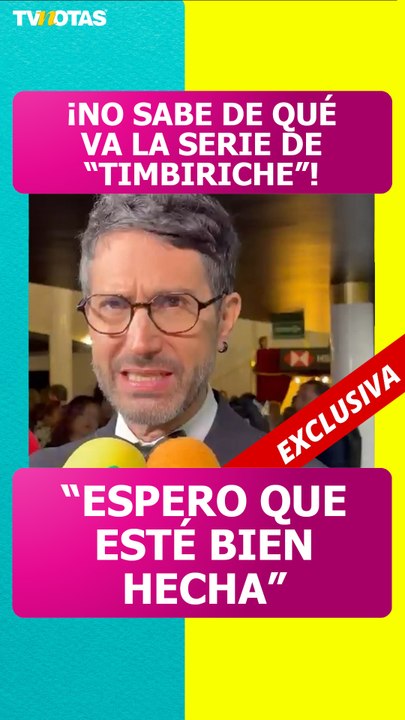 Benny Ibarra habla de la serie de Timbiriche y no descarta un posible reencuentro de la banda