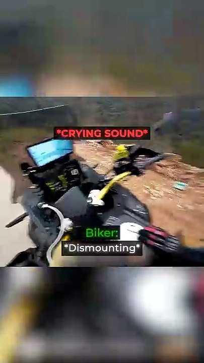 Why Is This Biker Sobbing! 😭🏍️💔