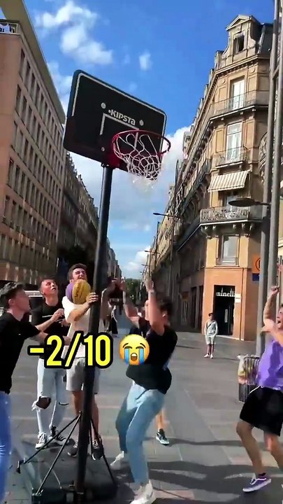 Street Basketball Scoring Moments 🏀😂🔥