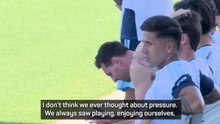 How does Lionel Messi think about pressure?