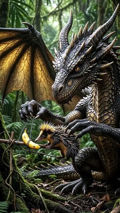 What if a mighty dragon became the guardian of Madagascar's incredible wildlife_ #Dragon #Madagascar #Wildlife #NatureLovers
