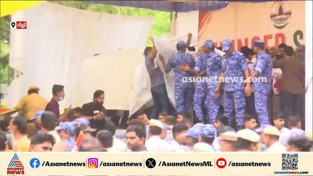 സോനം വാങ്ചുകിനെ ബലം പ്രയോ​ഗിച്ച് അറസ്റ്റ് ചെയ്ത് നീക്കുന്നു; സിജെപി സമര വേദിയിൽ സം​ഘർഷം