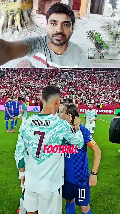 Cristiano Ronaldo & Luka Modrić's Most Emotional Moment 💔 #fifa2026 #cristianoronaldo #lukamodric