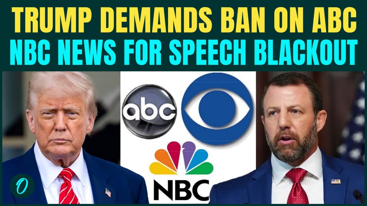 Trump DEMANDS ABC, NBC Licenses Be Revoked? DHS Chief Mullin BLASTS Networks Over Speech Blackout