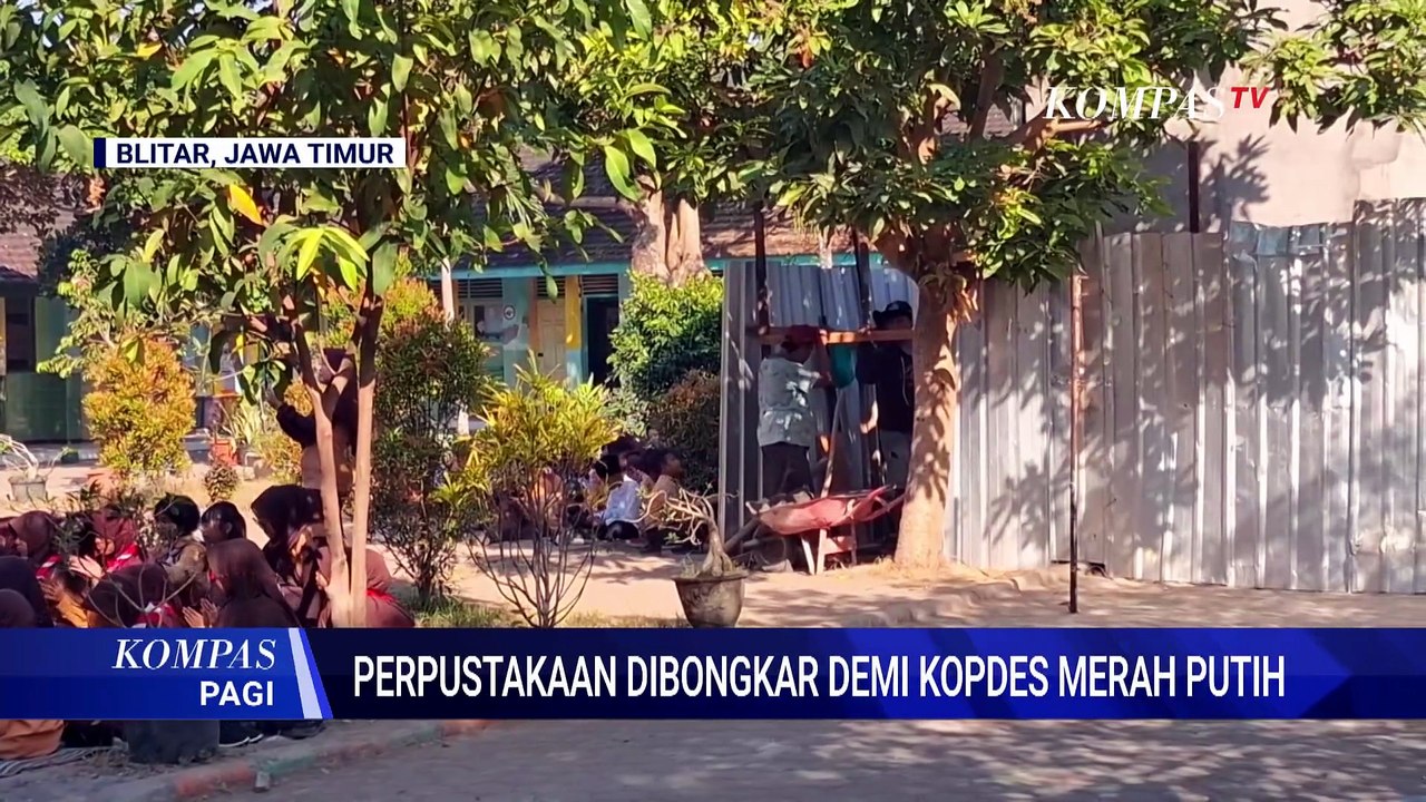 Bongkar Sekolah demi Koperasi Desa Merah Putih, Siswa SD di Blitar Kehilangan Ruang Baca