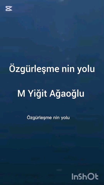özgürleşmenin yolu