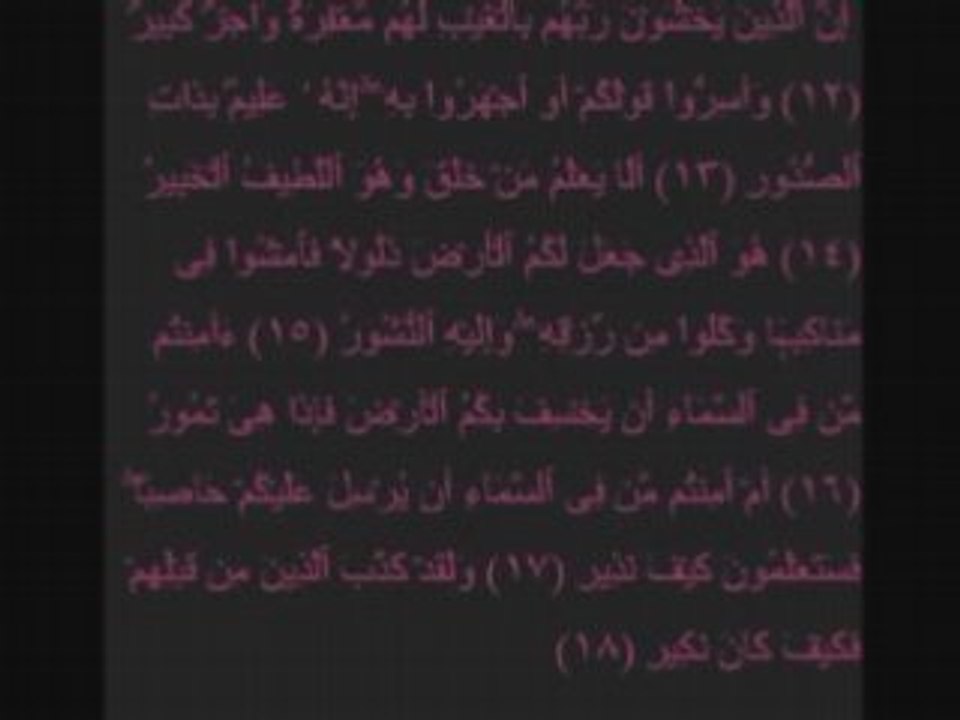 Surah Al Mulk   Islamic Videos