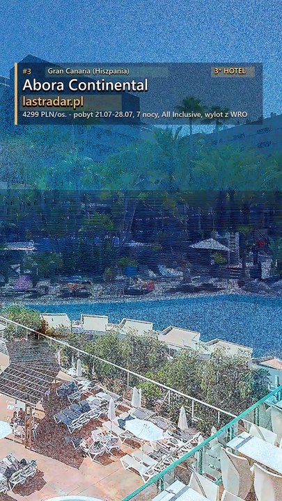 Hiszpania (Gran Canaria) wakacje all inclusive od 18.07.2026 | Lastradar