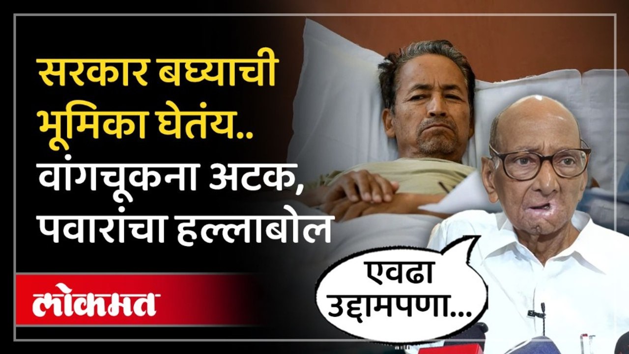 आंदोलनास्थळावरून पोलिसांनी Sonam Wangchuk यांना हटवलं, Sharad Pawar यांचा केंद्र सरकारवर हल्लाबोल