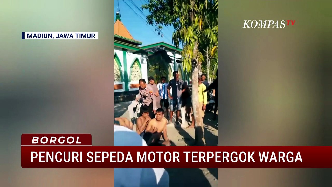 Dipergoki Warga Saat Curi Motor, Dua Pria di Madiun Nyaris Diamuk Massa | BORGOL