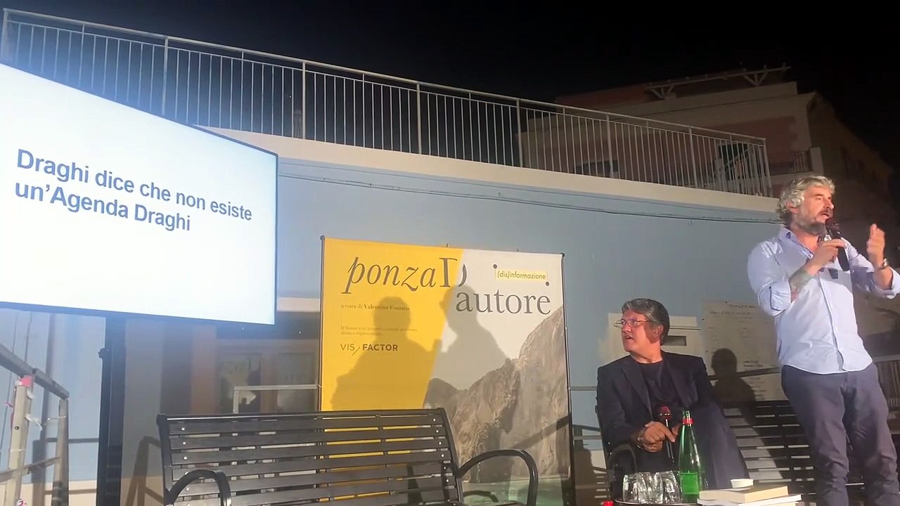 Ponza d’autore, Osho: “L’agenda Draghi? Ce l'hanno da Buffetti”