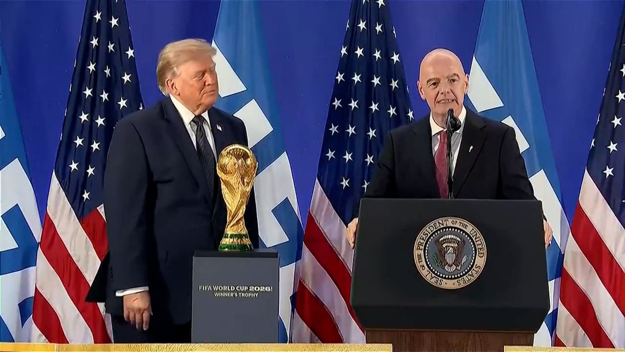 FIFA Başkanı Infantino'dan Trump'a övgü: Siz olmasaydınız böyle bir başarıya dönüşemezdi