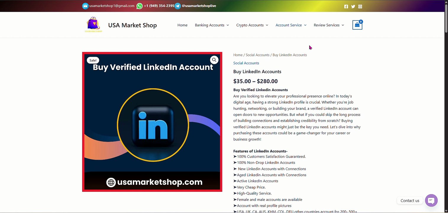 Buy LinkedIn Accounts | ID-Verified & Aged Profiles