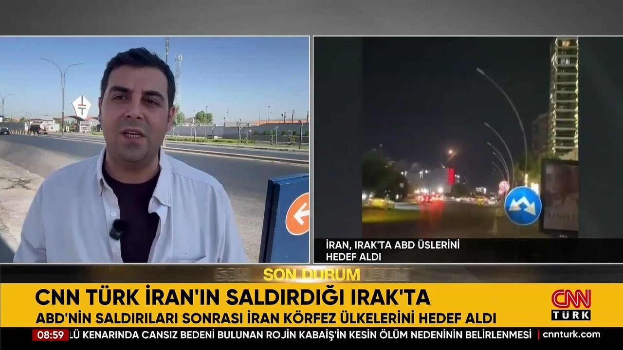 İran, Erbil ve Süleymaniye'yi vurdu! CNN TÜRK savaşın yeni gerilim noktası İran'dan aktarıyor