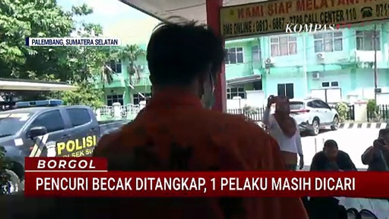 Curi Becak Lalu Dijual Rp300 Ribu, Pelaku di Palembang Ditangkap saat Sembunyi di Atap Rumah