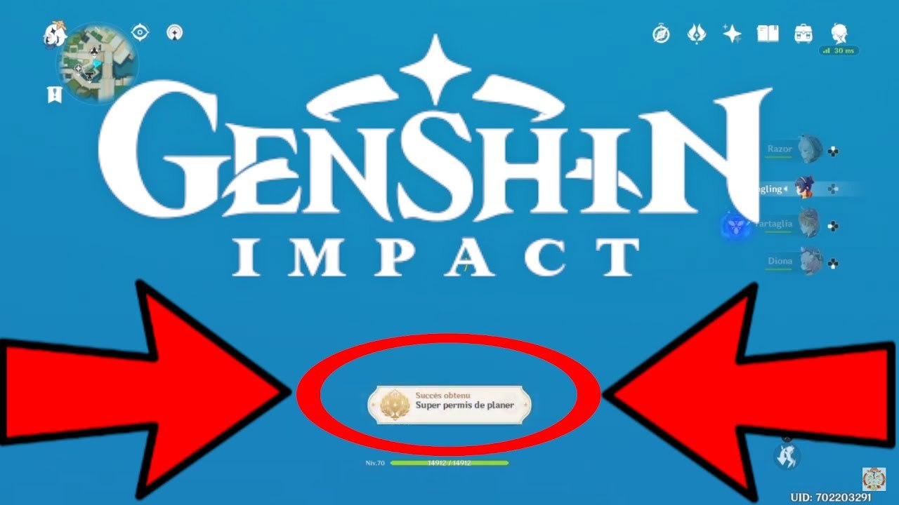 Genshin Impact | POURQUOI ÇA N'ARRIVE QU'A MOI ? : Faire le défi Super permis de planer