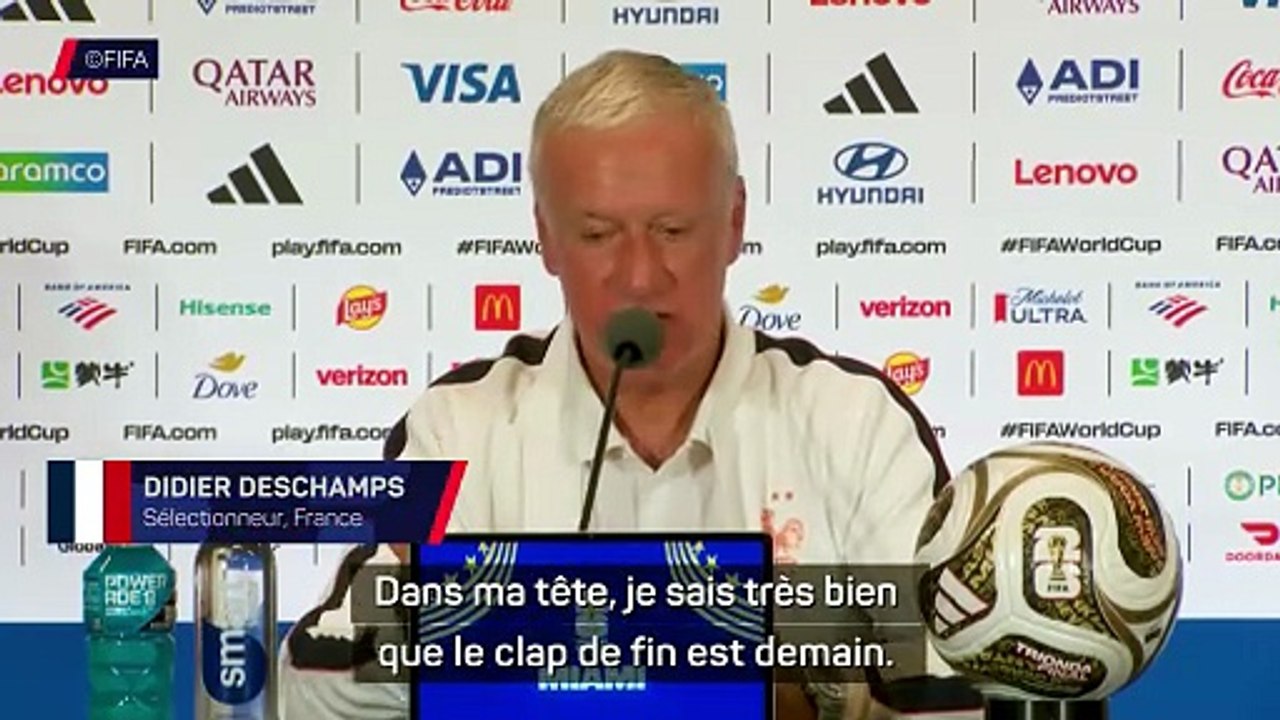 Deschamps : “L’équipe de France va me manquer”