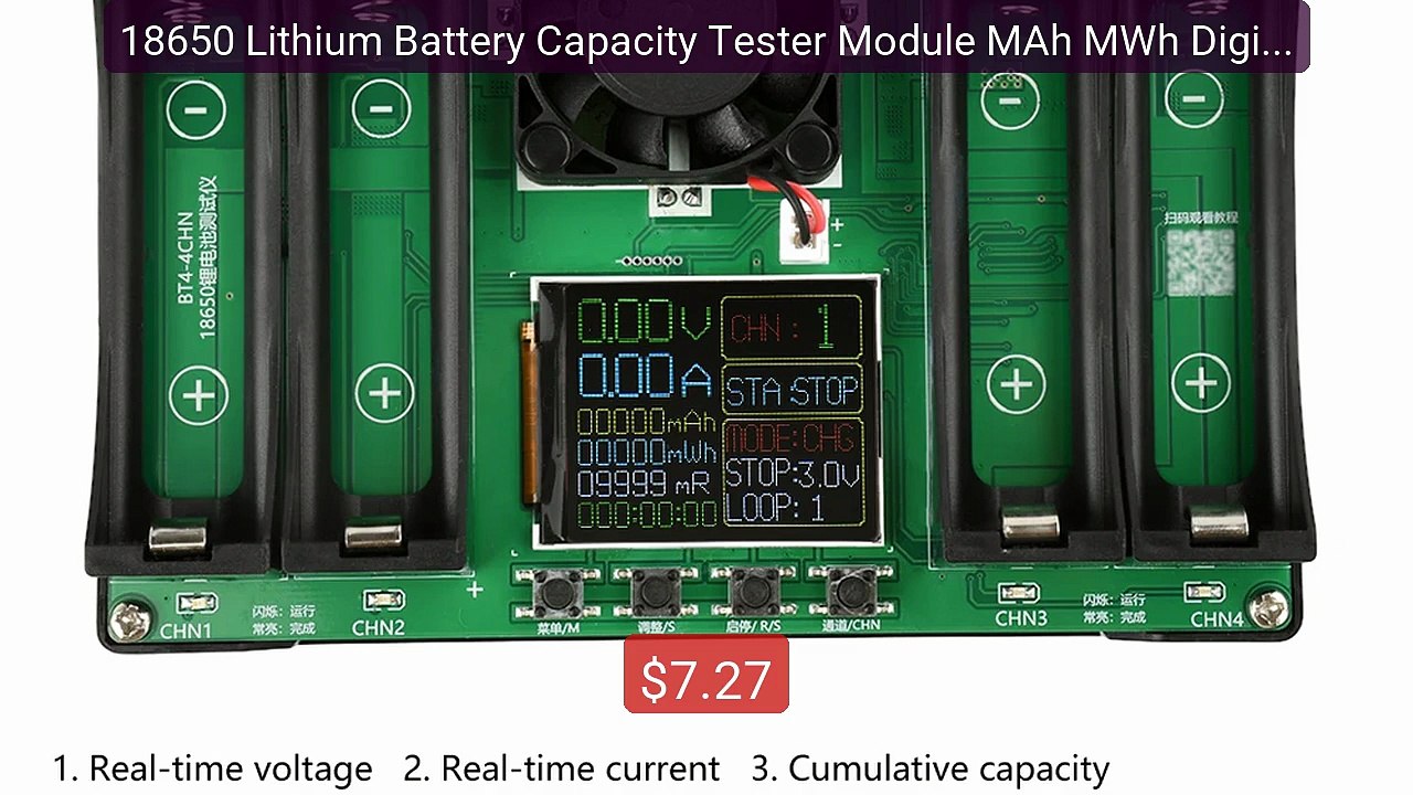 18650 Lithium Battery Capacity Tester Module MAh MWh Digita... -- Top Pick 2026 | Unbeatable Price!