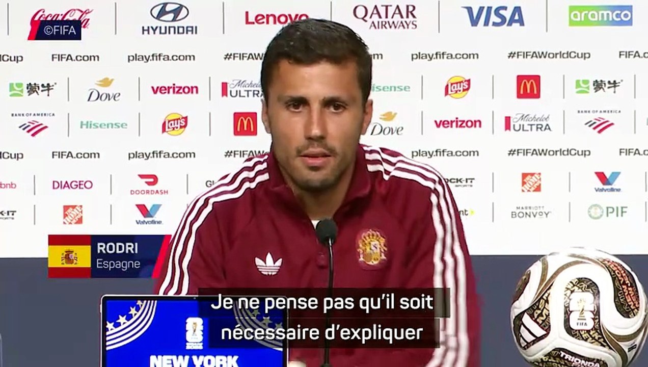 Rodri : “Messi, le meilleur joueur de tous les temps”