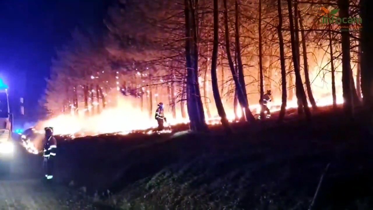 El incendio de La Mierla sigue fuera de control y mantiene en vilo a toda la Sierra Norte de Guadalajara