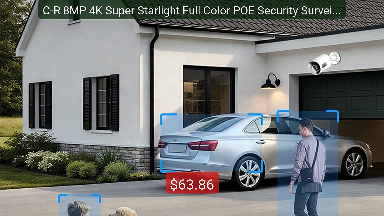 C-R 8MP 4K Super Starlight Full Color POE Security Surveill... -- Top Pick 2026 | Unbeatable Price!
