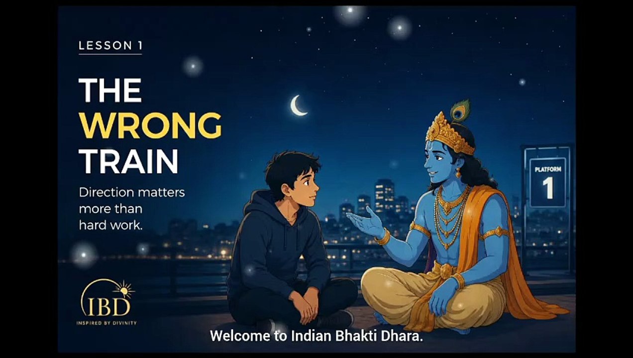 🚆 The Wrong Train | Powerful Krishna Story That Will Change Your Career Life | Modern Krishna Wisdom