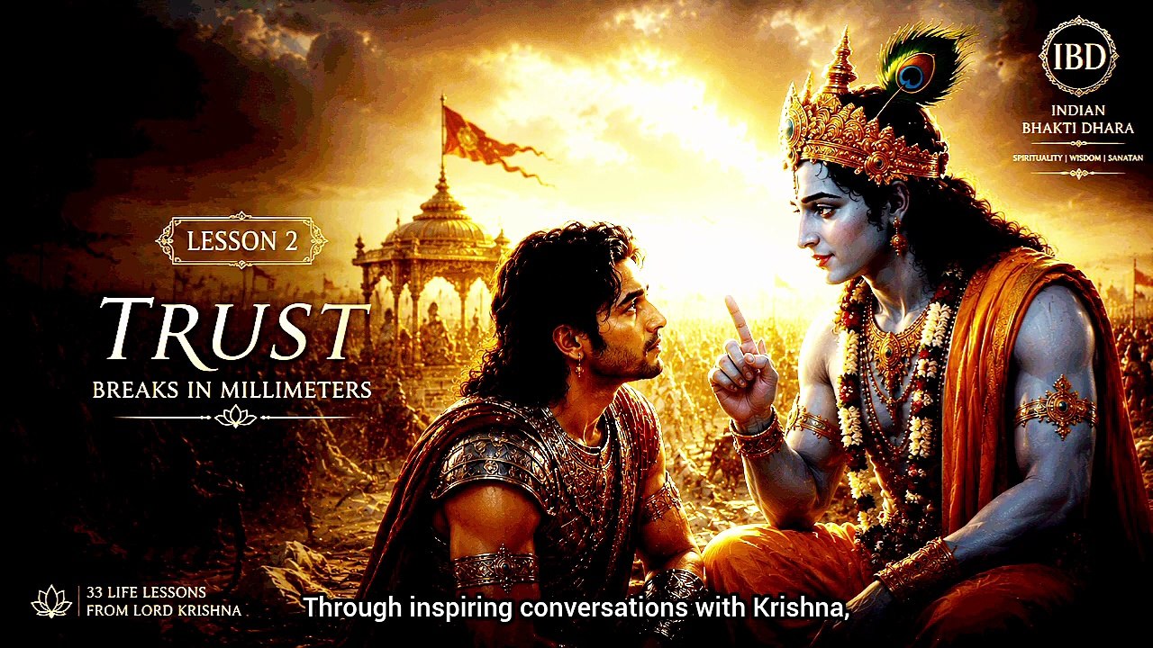 🤝 Trust Breaks in Millimeters | Lord Krishna's Powerful Leadership Lesson | 33 Life Lessons Ep. 2