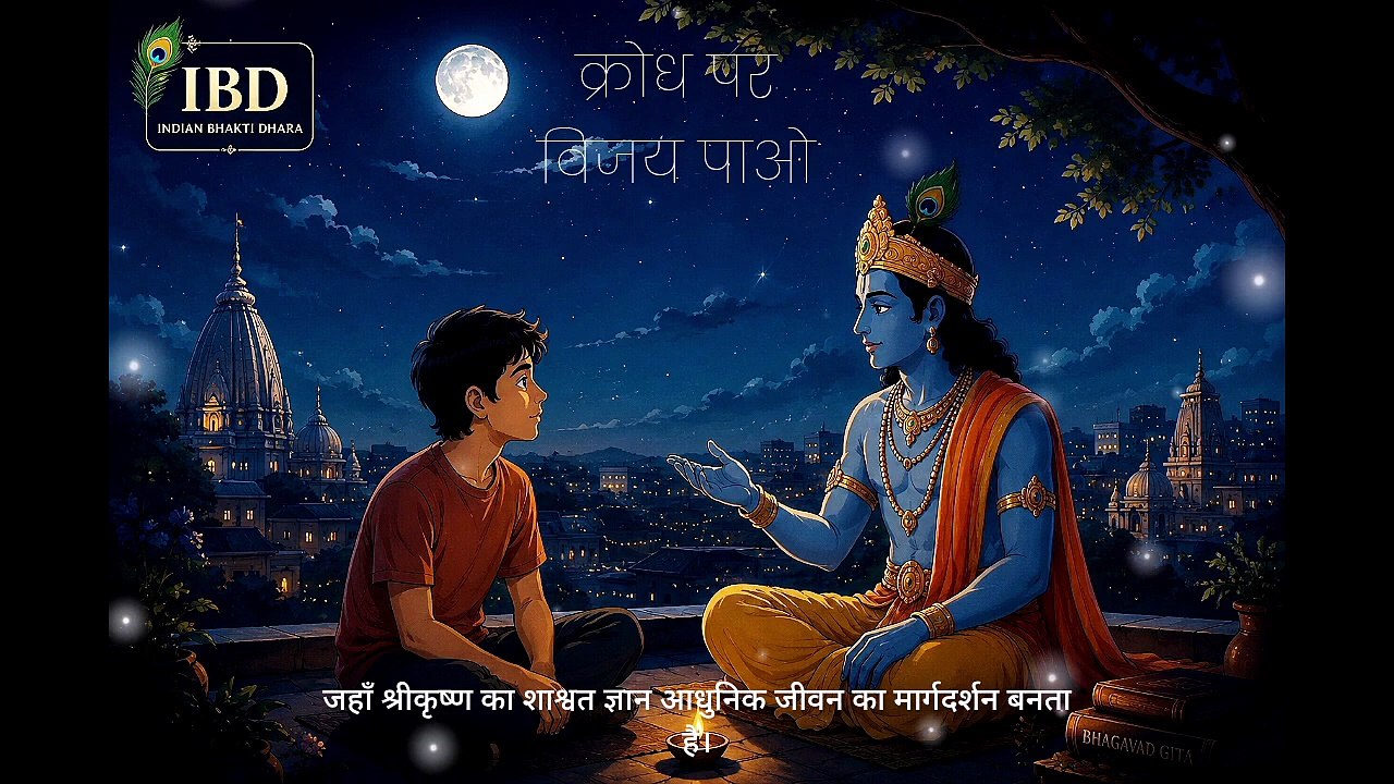 🔥 Krishna Wisdom #21 | Control Your Anger Before It Controls You | Life Lesson by Lord Krishna