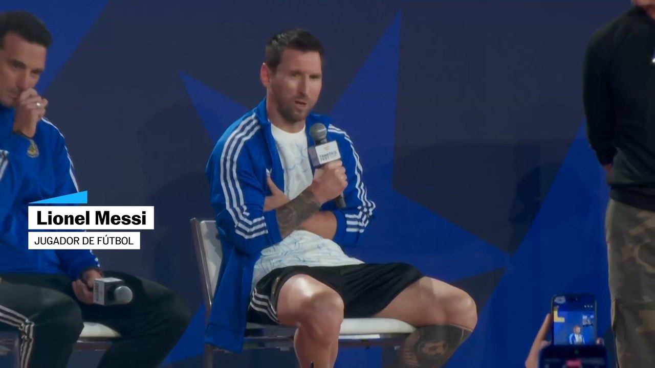 Messi, sobre la foto junto a un Lamine Yamal bebé: “Es una locura”