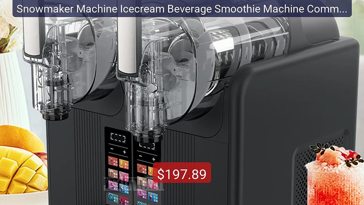 Snowmaker Machine Icecream Beverage Smoothie Machine Commer... -- Top Pick 2026 | Unbeatable Price!