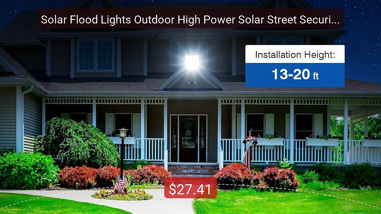 Solar Flood Lights Outdoor High Power Solar Street Security P... -- Amazing Value 2026 | Must Have!