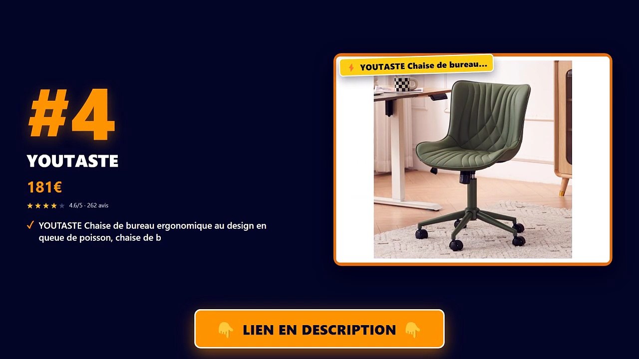 TOP 5 Meilleurs Fauteuils Ergonomiques Bureau 2026 (Comparatif & Avis)