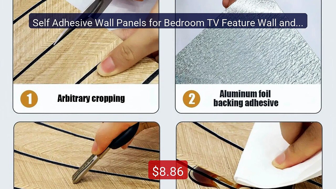 Self Adhesive Wall Panels for Bedroom TV Feature Wall and Ceiling ... -- Best Deal 2026 | Shop Now!