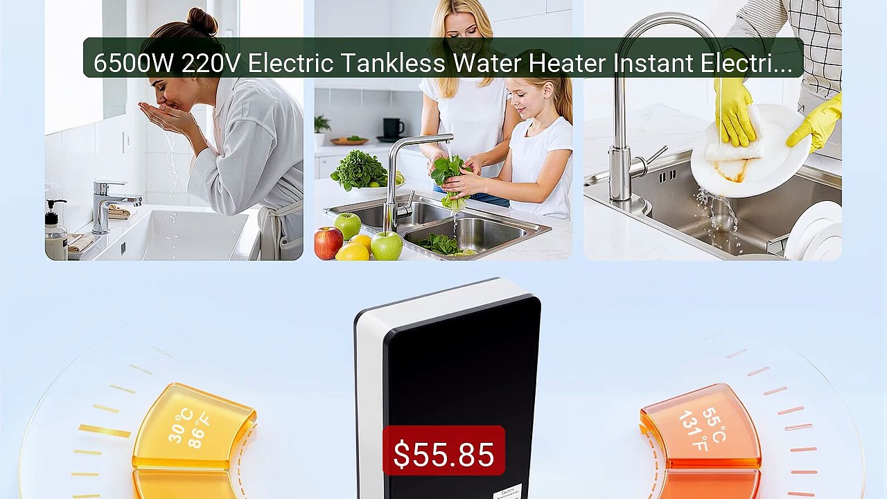 6500W 220V Electric Tankless Water Heater Instant Electric ... -- Top Pick 2026 | Unbeatable Price!
