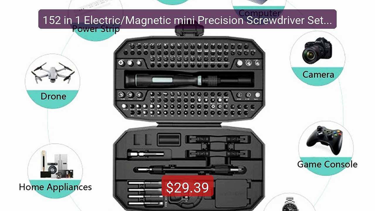 152 in 1 Electric/Magnetic mini Precision Screwdriver Set Lapt... -- Hot Deal 2026 | Limited Offer!