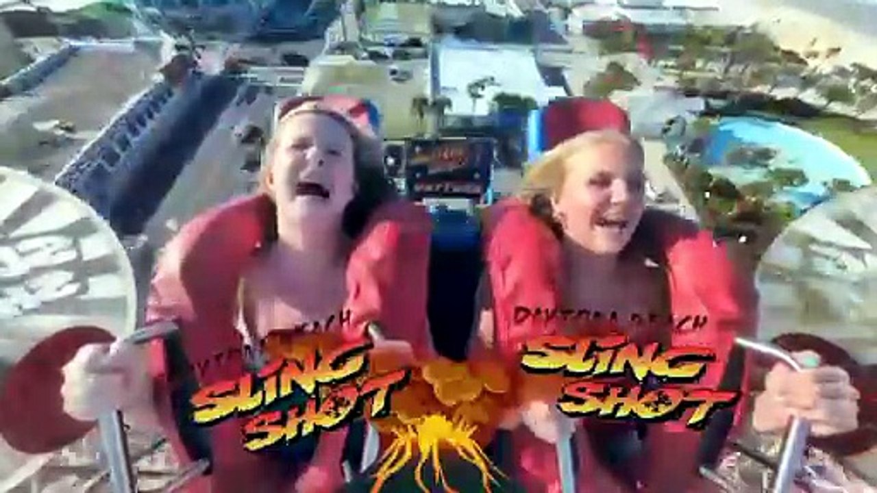 Funny Slingshot Ride Compilation. Awesome #3