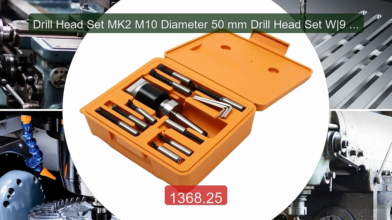 Drill Head Set MK2 M10 Diameter 50 mm Drill Hea...