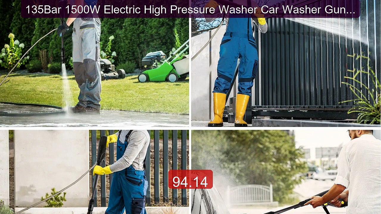 135Bar 1500W Electric High Pressure Washer Car Washer Gun Gar... -- Amazing Value 2026 | Must Have!