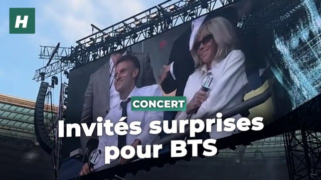 La présence d’Emmanuel et Brigitte Macron au concert de BTS n’est pas passée inaperçue